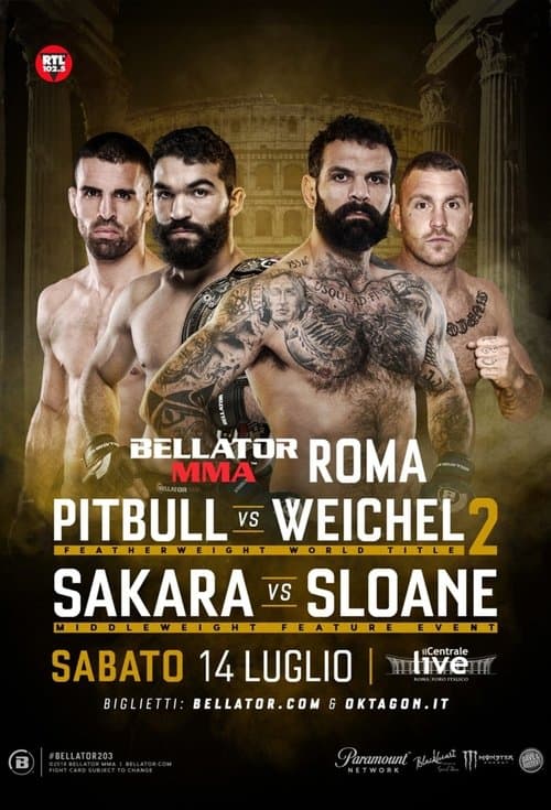 Bellator 203: Pitbull vs. Weichel 2 poster
