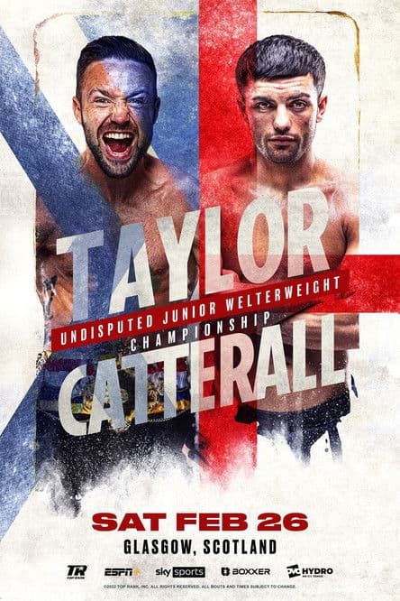 Josh Taylor vs. Jack Catterall poster