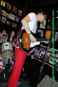 The White Stripes: Live at Fallout Records poster