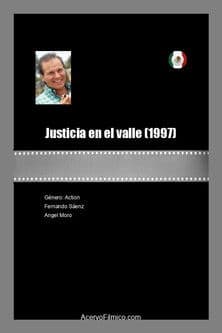 Justicia en el valle poster
