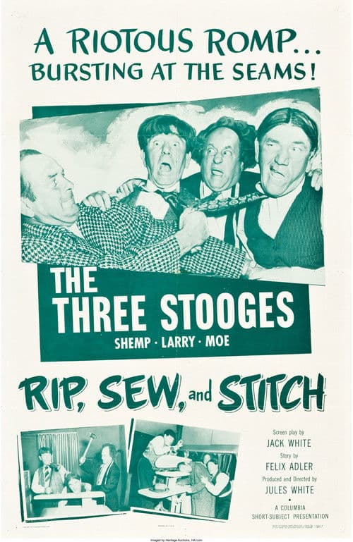 Rip, Sew and Stitch poster