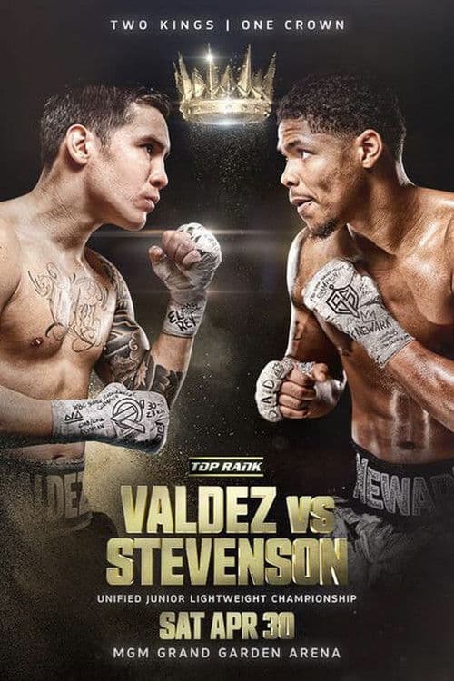 Oscar Valdez vs. Shakur Stevenson poster