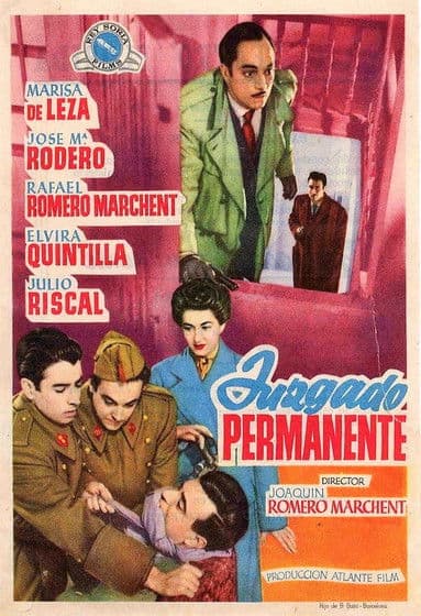Juzgado permanente poster