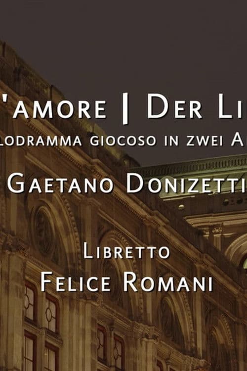 Der Liebestrank - Wiener Staatsoper 2022 poster