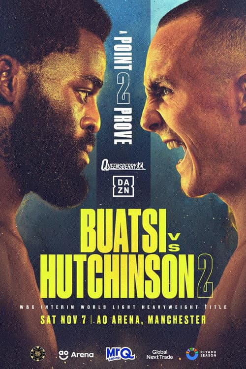 Joshua Buatsi vs. Willy Hutchinson II poster