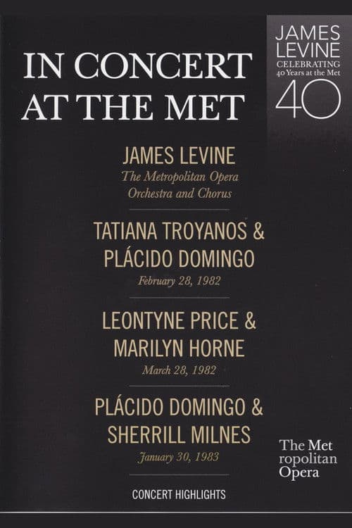 In Concert at The Met poster