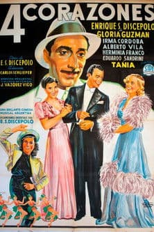 Cuatro corazones poster