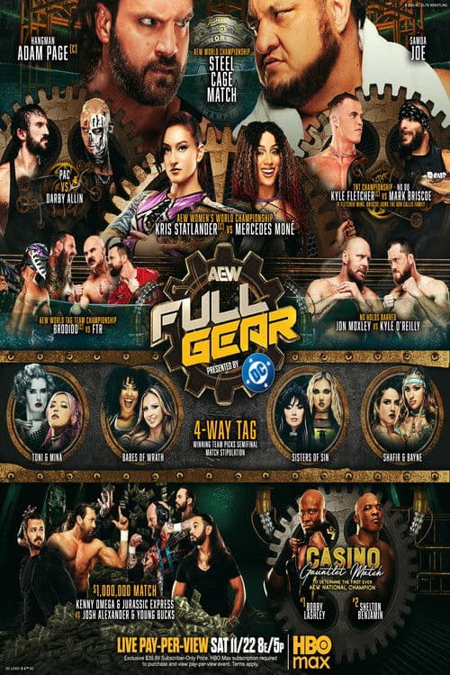 AEW Full Gear 2025 poster
