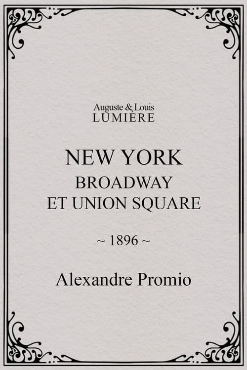 New York: Broadway at Union Square poster
