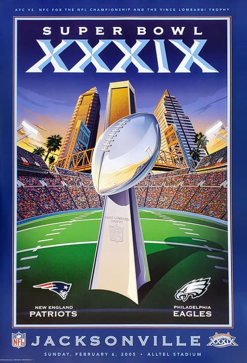 Super Bowl XXXIX Champions: New England Patriots poster