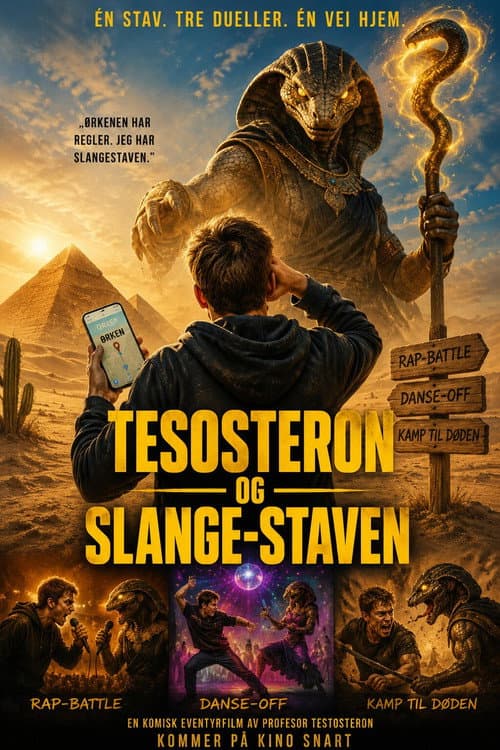 TESTOSTERON OG SLANGE-STAVEN poster