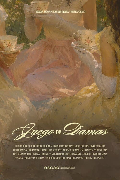 Juego de damas poster