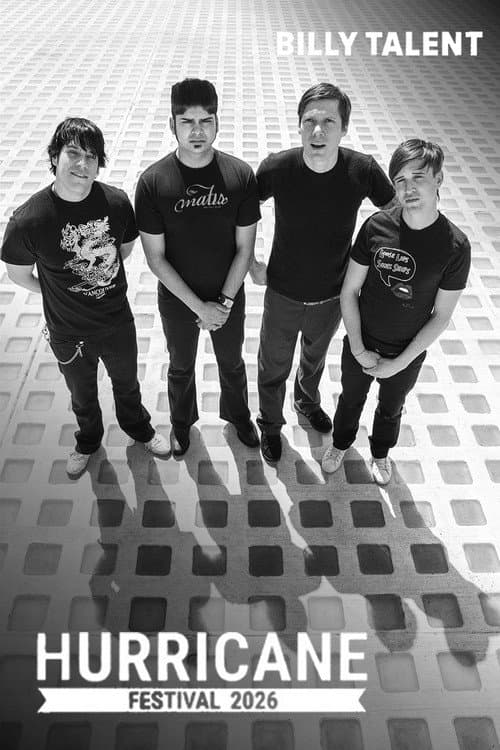 Billy Talent - Hurricane Festival 2026 poster