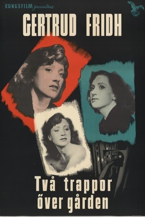 Två trappor över gården poster