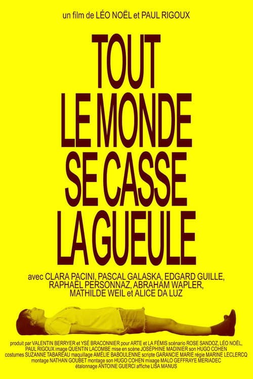 Tout le monde se casse la gueule poster