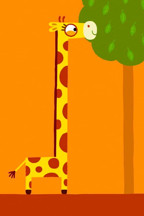 Giraffe poster