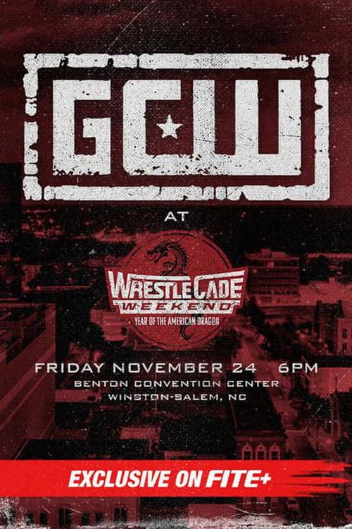 GCW at WrestleCade Weekend poster
