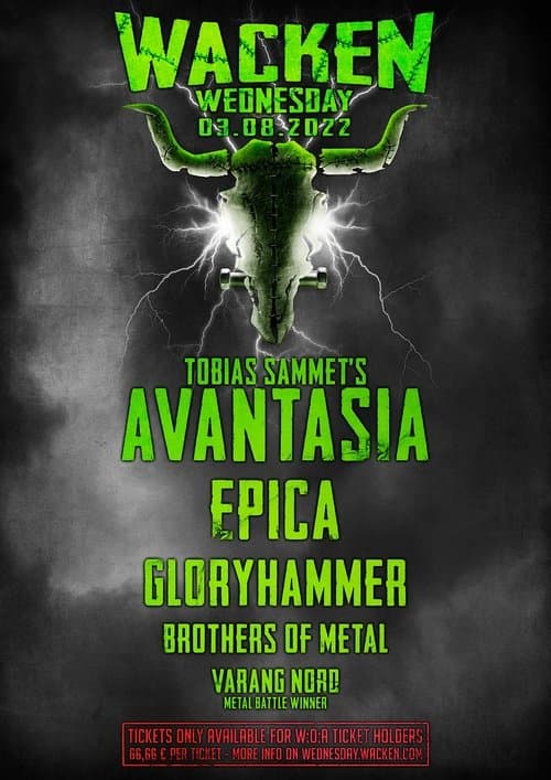 Epica - Wacken Open Air poster