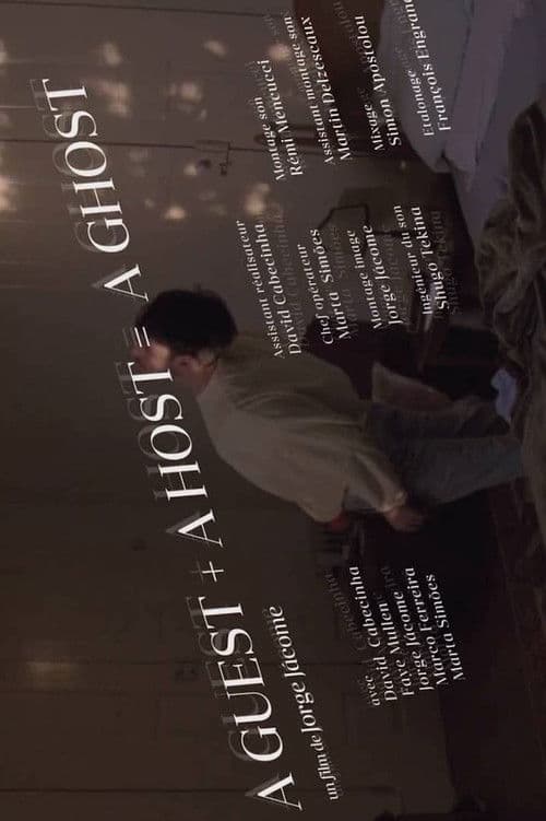 A Guest + a Host = a Ghost poster