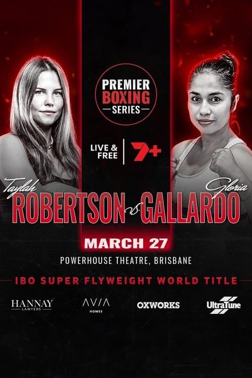 Taylah Robertson vs. Gloria Gallardo poster