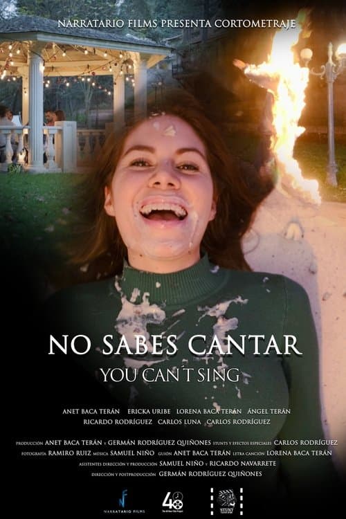 No Sabes Cantar poster