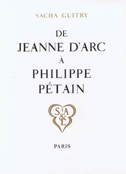 From Joan of Arc to Philippe Pétain poster
