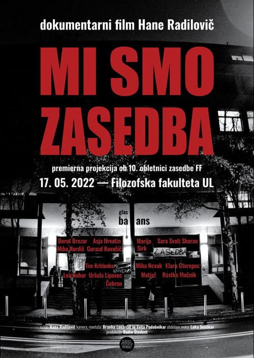 Mi smo zasedba poster