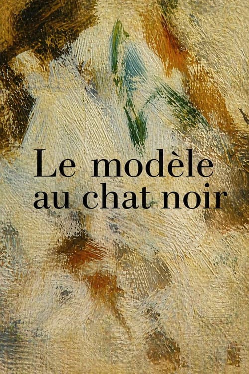 Édouard Manet « Le modèle au chat noir » poster