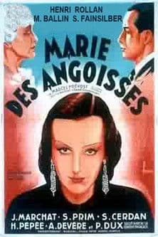 Marie des angoisses poster