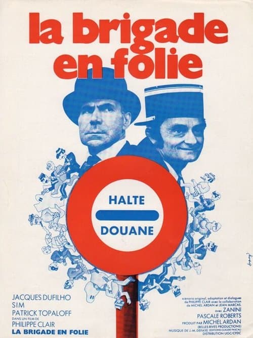 La brigade en folie poster