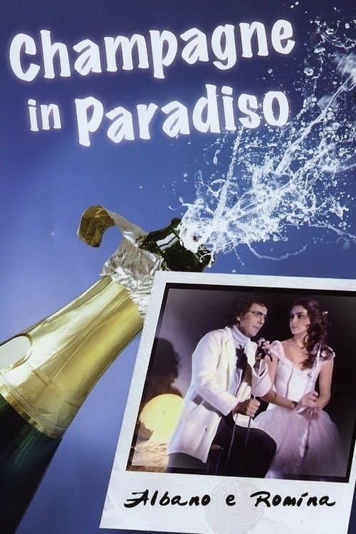 Champagne in paradiso poster