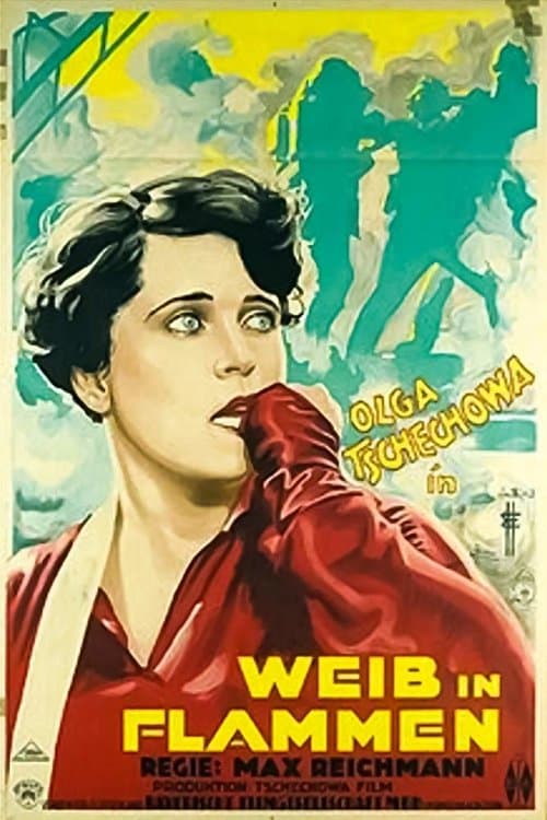 Weib in Flammen poster