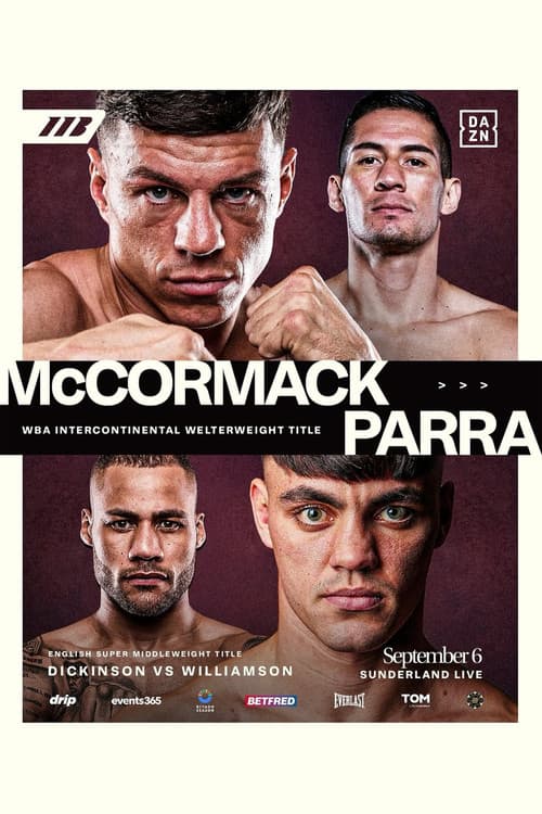 Pat McCormack vs. Miguel Parra poster