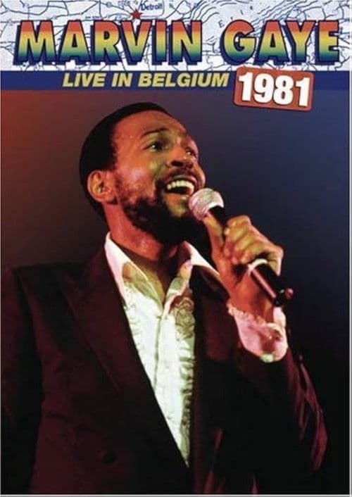 Marvin Gaye Live In Belgium 1981 poster