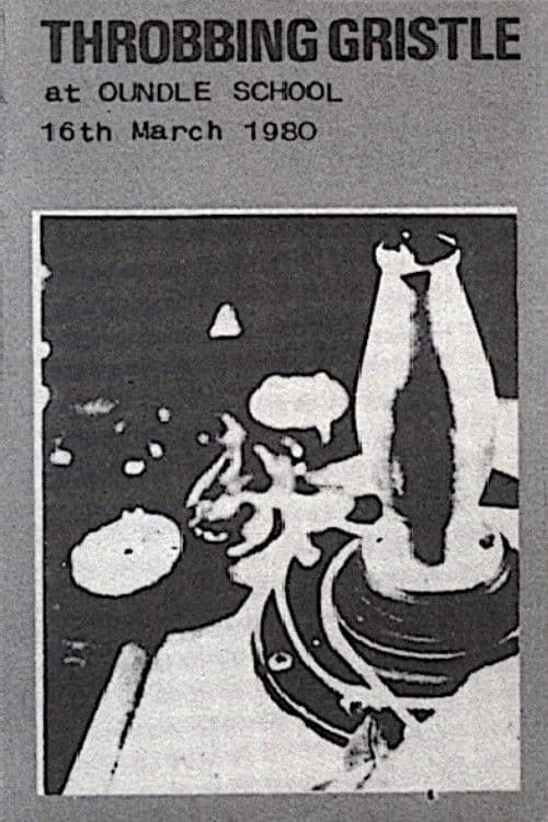 Throbbing Gristle: Live at Oundle School, 16th March 1980 poster