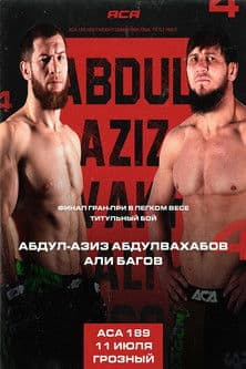 ACA 189: Abdulvakhabov vs. Bagov 4 poster