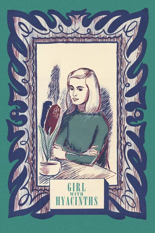 Girl with Hyacinths poster