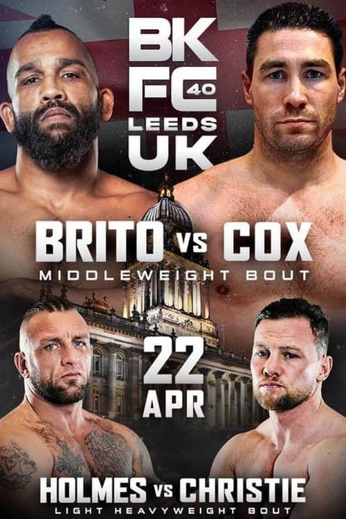 BKFC 40: Holmes vs. Christie poster