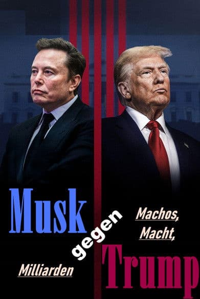 Musk gegen Trump poster
