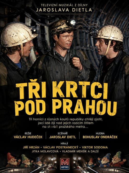 Tři krtci pod Prahou poster