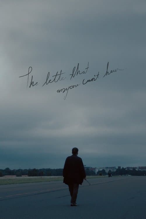 The letter that anyone can't hear poster