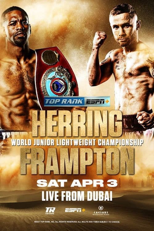 Jamel Herring vs. Carl Frampton poster