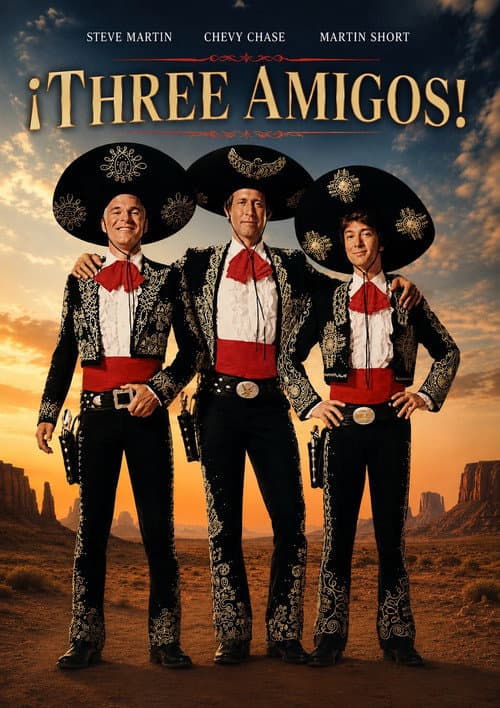 ¡Three Amigos! poster
