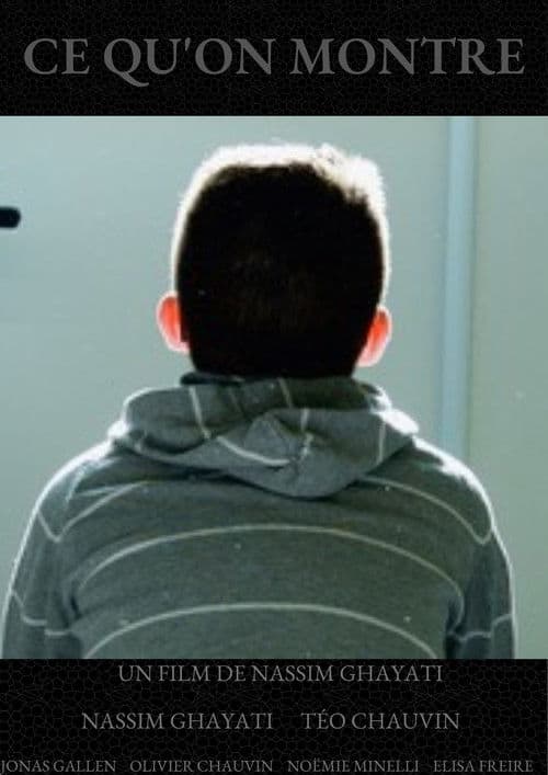 Ce qu'on montre poster