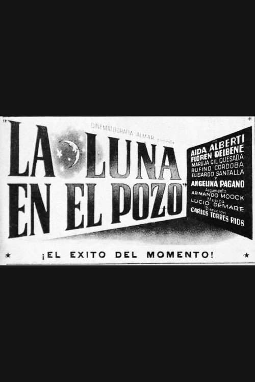 La luna en el pozo poster