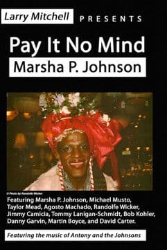 Pay It No Mind: Marsha P. Johnson poster