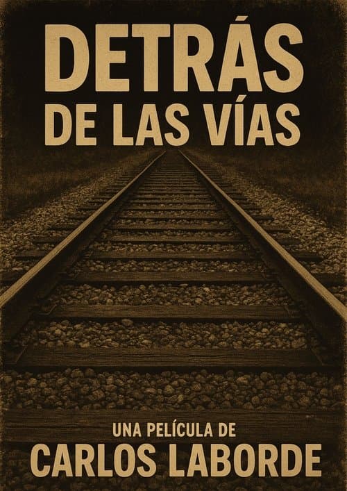 Detrás de las vías poster
