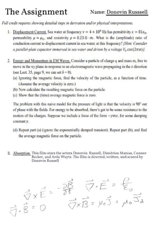 The Assignment poster