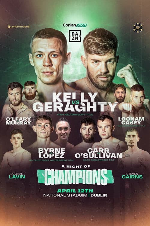 Senan Kelly vs. Declan Geraghty poster