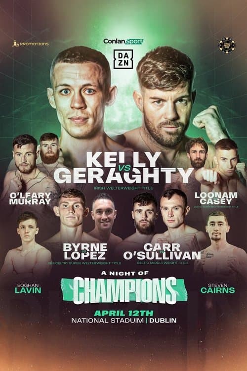 Senan Kelly vs. Declan Geraghty poster